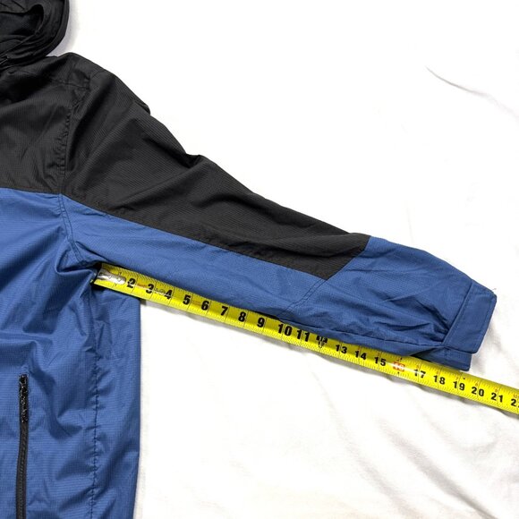 GERRY Hooded Full zip jacket XXL Blue/Black Light Weight - Picture 8 of 10